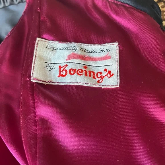 Vintage  Velvet Victorian gothic Cocktail Dress - Picture 5 of 10